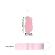 2 ta yumshoq PVC hammom skraberlari to'plami - BPA-siz, bolalar uchun qulay, harakatda, maktabda, ichkarida va hammomda foydalanish uchun mukammal