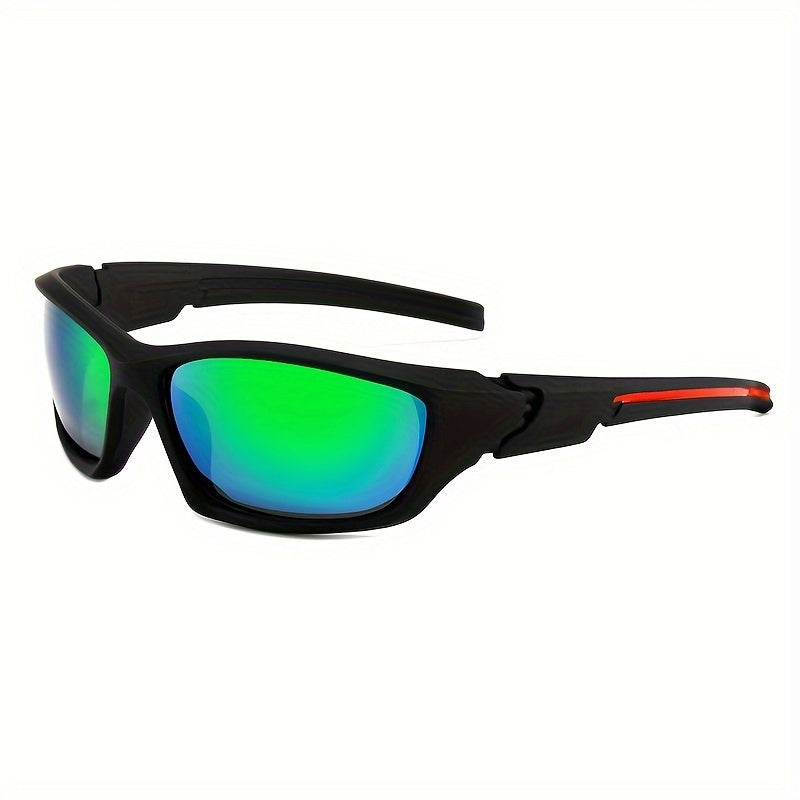 Unisex Polarized Sports Glasses for Hiking and Surfing 139mm Wide Frame TAC Lens