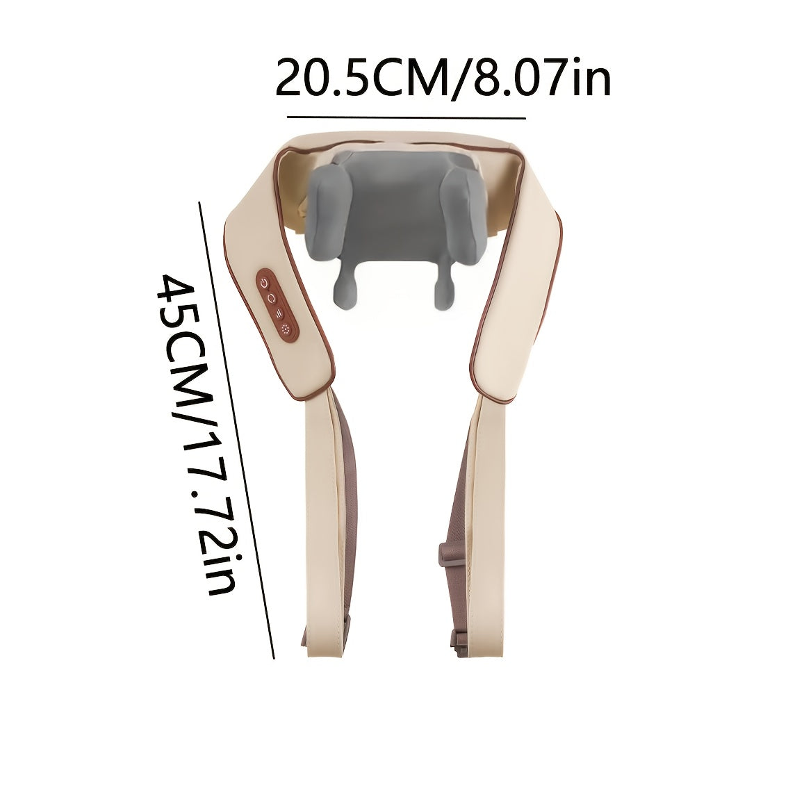 Yuqori sifatli litiy batareyasi bilan elektr bo'yin massajchisi, uzoq batareya umriga ega, yelka va bo'yin uchun bir vaqtning o'zida tugma bosish, haqiqiy so'rish.