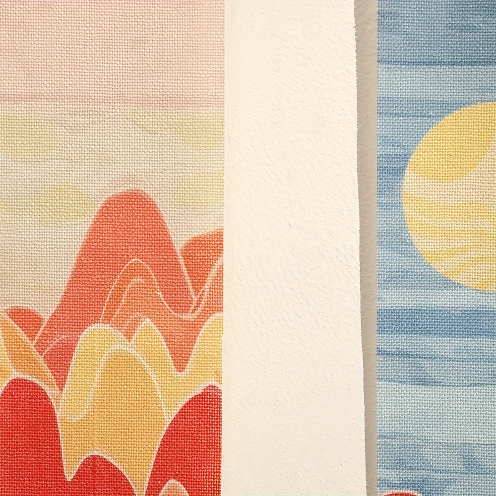 Bohemian Style Wall Hanging Tapestry with Fringe for Living Room Bedroom Bathroom