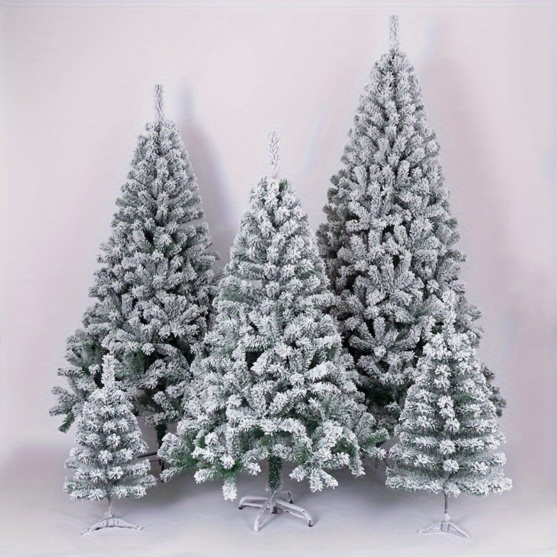 Artificial Christmas Tree PVC and Plush Fake Cedar Holiday Decor for Home Office Garden