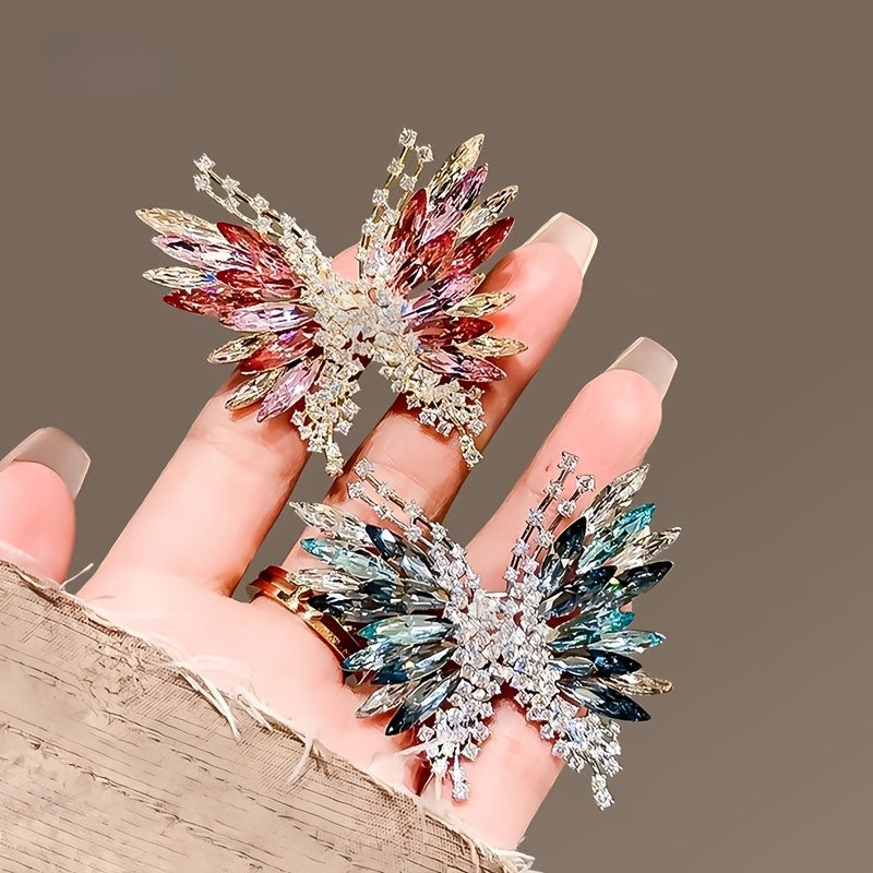 Women’s Crystal Rhinestone Butterfly Brooch Pin Jewelry Accessories