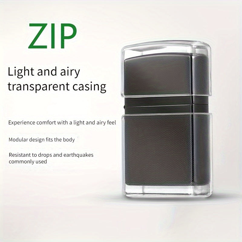 Universal Silicone ZP Lighter Case Transparent Shockproof Scratch-Resistant