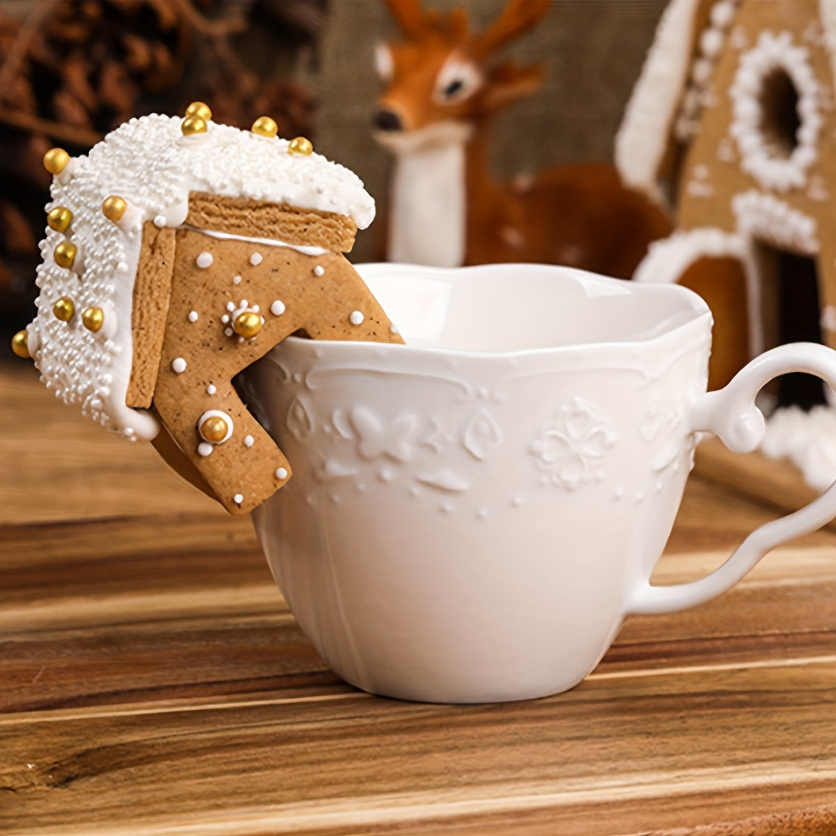 Set of 3 Miniature House Molds for 3D Cake Decorating and Gingerbread Crafts