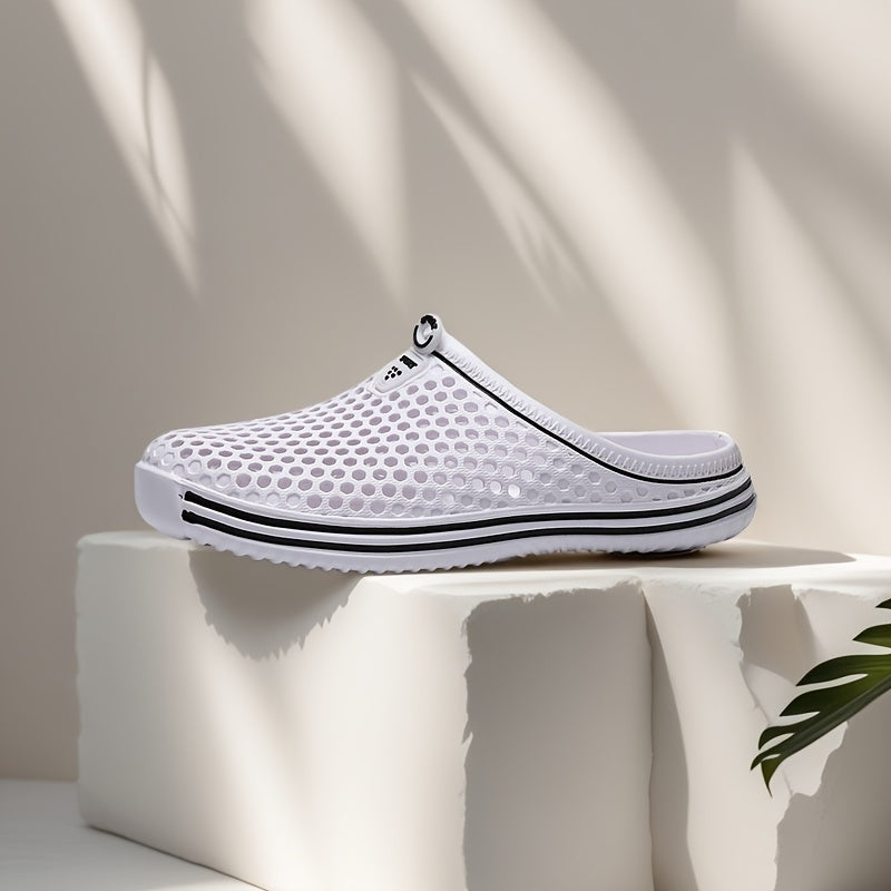 Men's Breathable Blue EVA Garden Clogs for Indoor Outdoor All-Season Wear