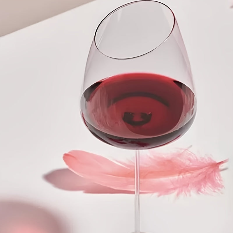 Pink Flamingo Crystal Wine Glasses Set of 2 Elegant Romantic for Valentine's Day