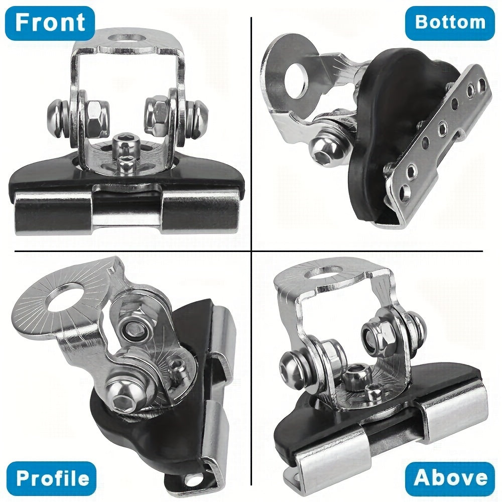 LED Work Light Mount Bracket Black/Silvery for Off Road SUV ATV Iron