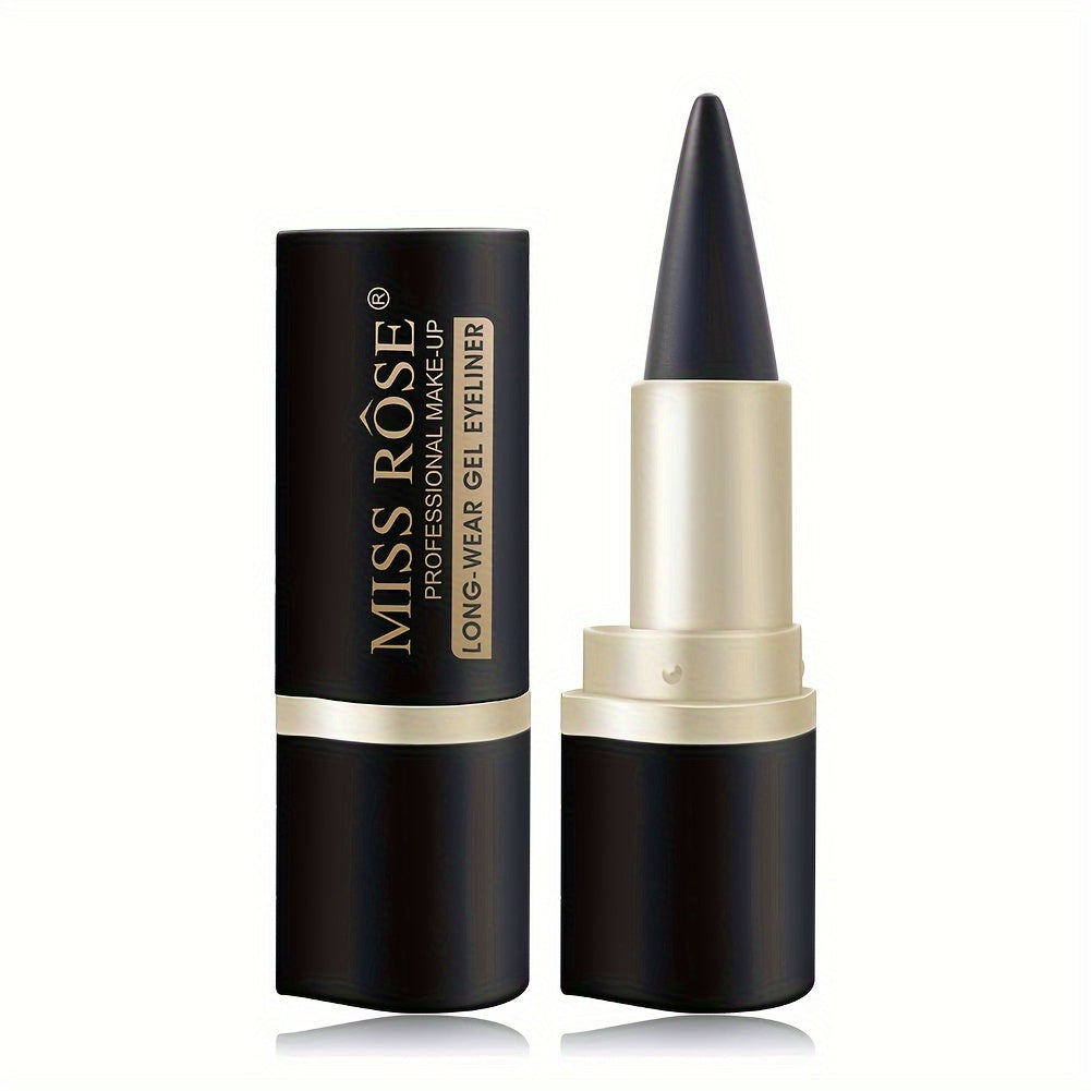 Women's Waterproof Matte Smudge-Proof Black Eyeliner Balm