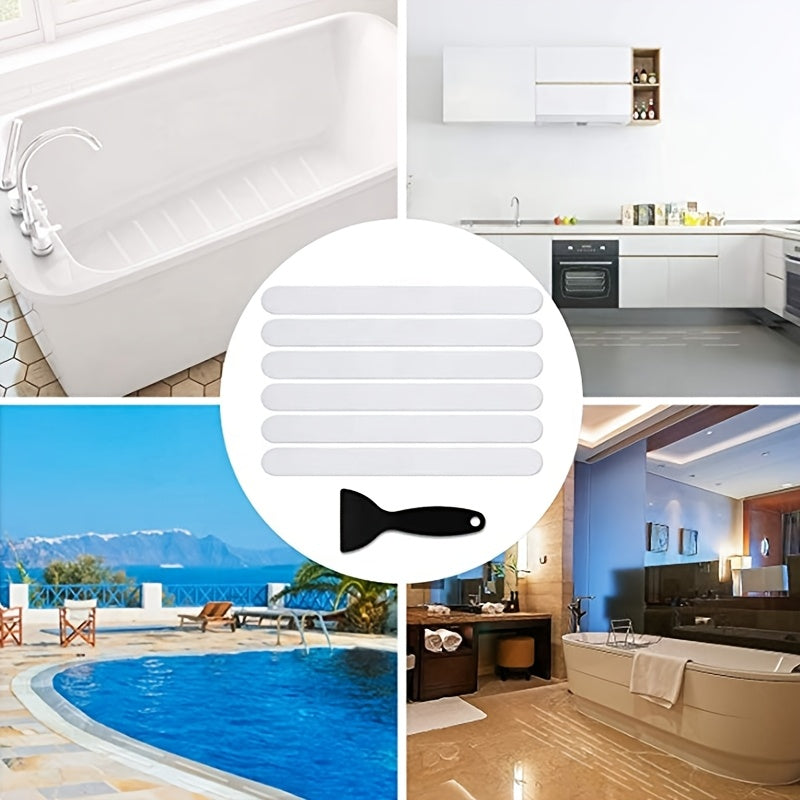 Set of 13/25/37 Anti-Slip Shower and Bathtub Safety Strips, 20.32cm x 2.03cm