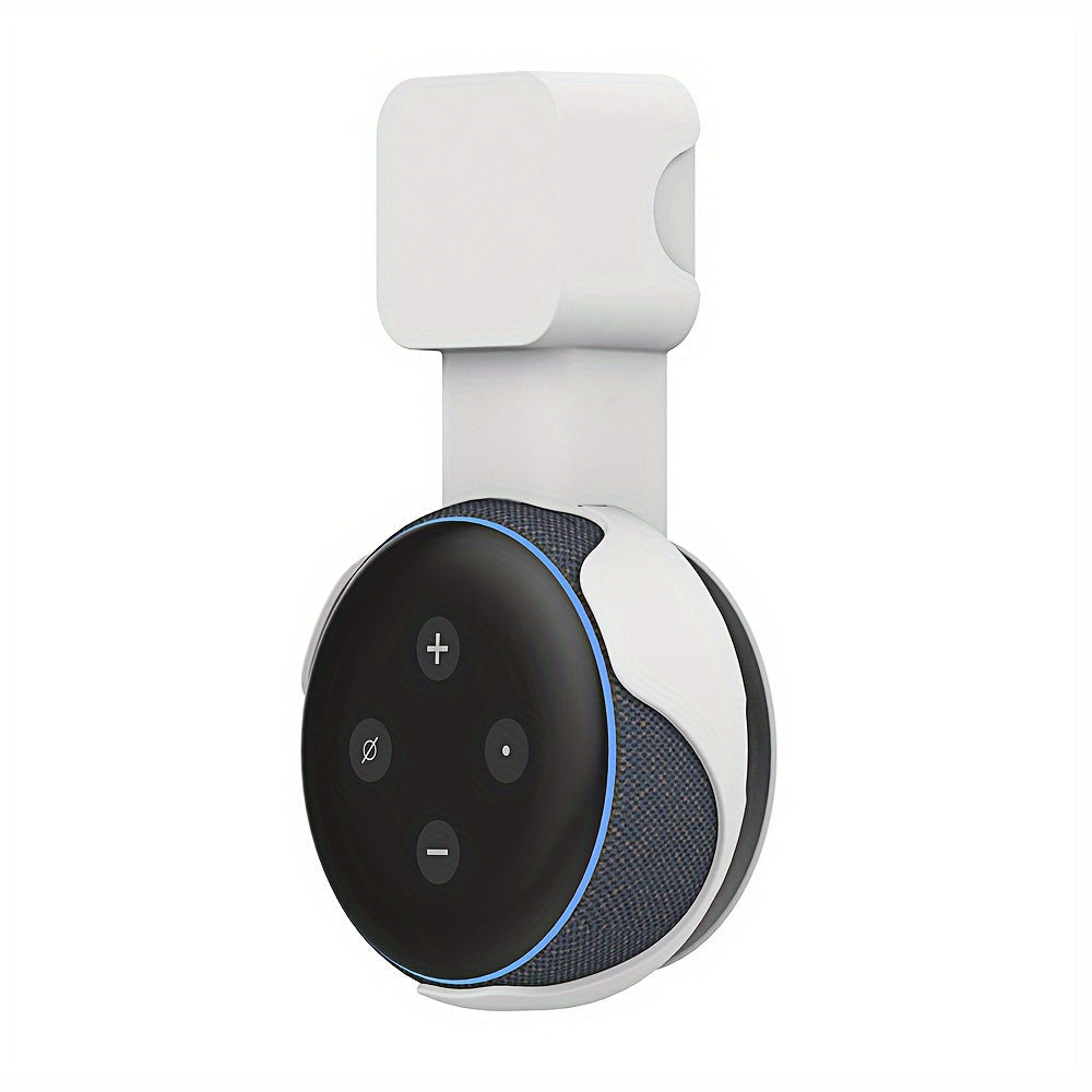 Wall Mount for Echo Dot 3rd Gen White with Cable Management