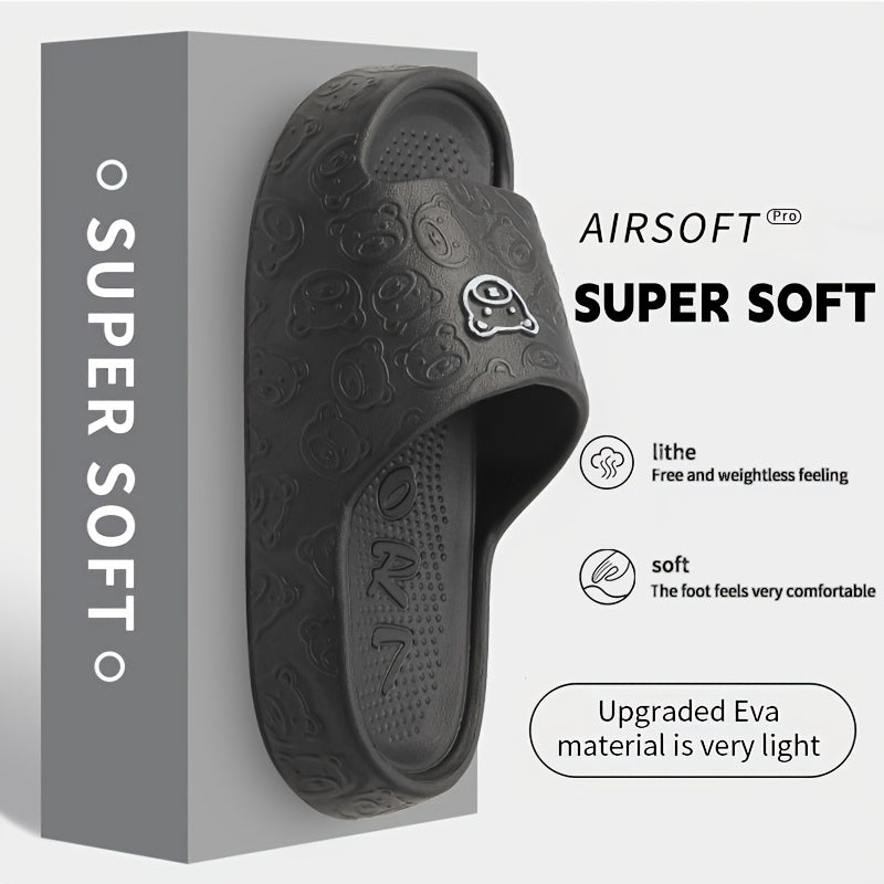 Unisex EVA Non-Slip Sandals Minimalist Stripes Indoor Outdoor Comfortable