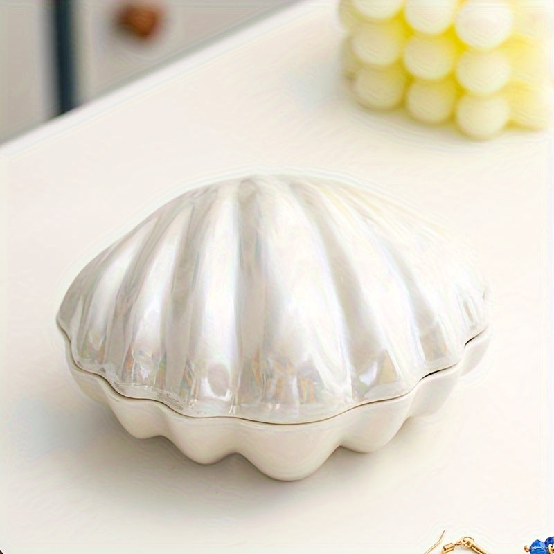 Ceramic Makeup Table with Detachable Jewelry Box and Key Holder Storage Organizer