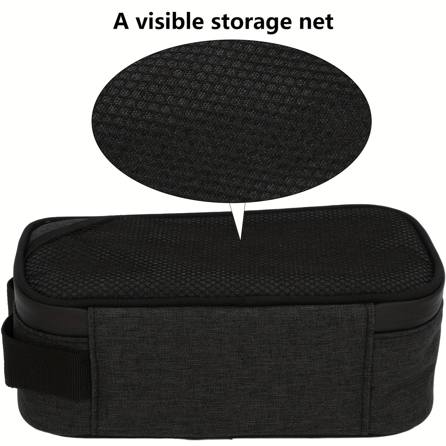 Uniseks saqlash qutisi parol bilan qulflanadigan, bardoshli sayohat tashkilotchisi, qora, 2 dona