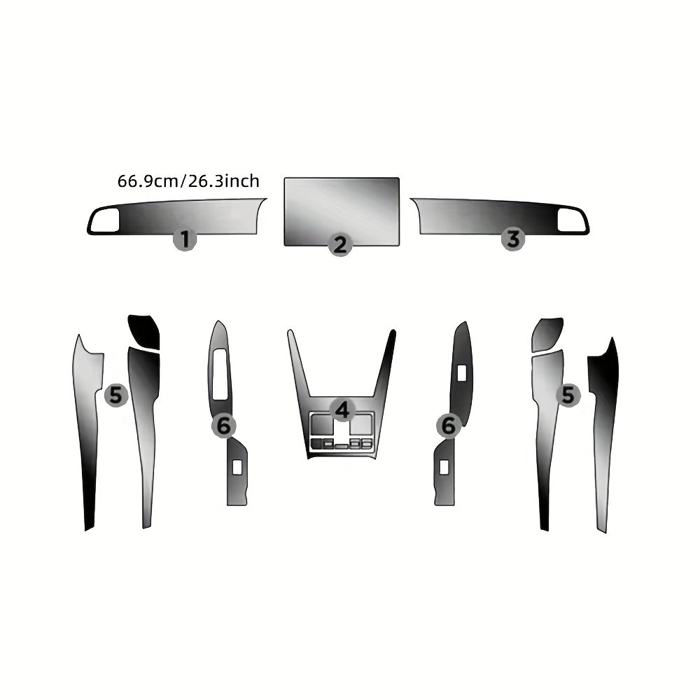 Película para interior de coche adecuada para coche de conducción a la izquierda, envoltura de vinilo resistente al agua, a prueba de arañazos y TPU