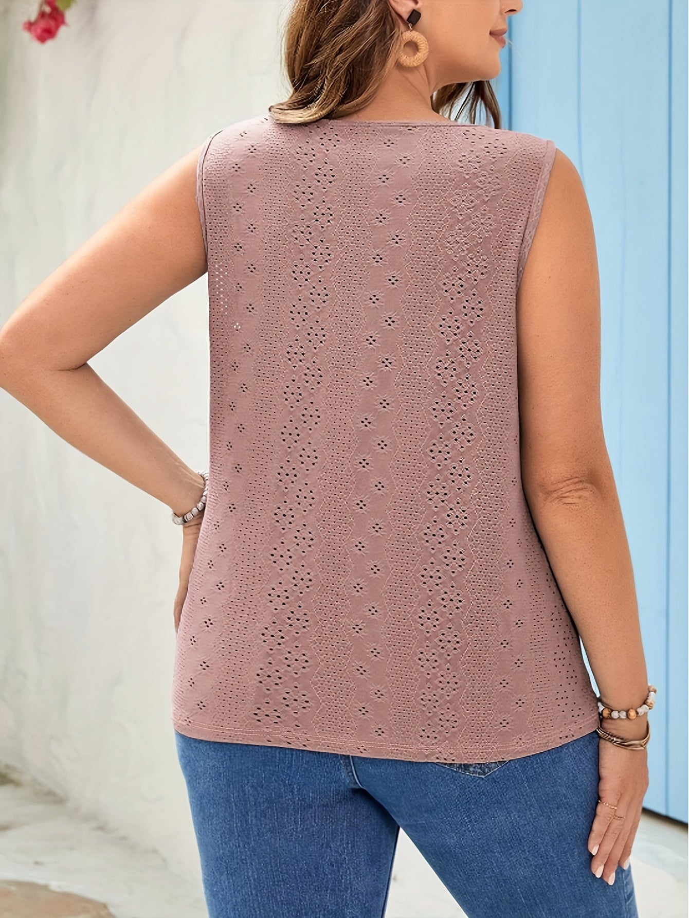 Топ-майка женская с однотонным цветом и пуговицами для полных, лето и весна