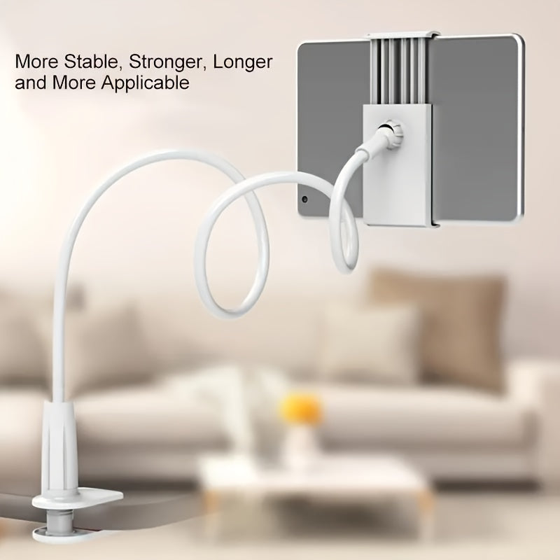 Кронштейн для планшета и телефона с вращением на 360° и спиральной базой