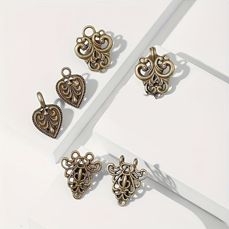 Zarif Vintage Metall Brosh, Noaniq Shakldagi Sharf Kliplari, Shal Pinlari va Kardigan Burchaklari bilan to'plam - Ayollar uchun Moda Aksessuari sifatida mukammal