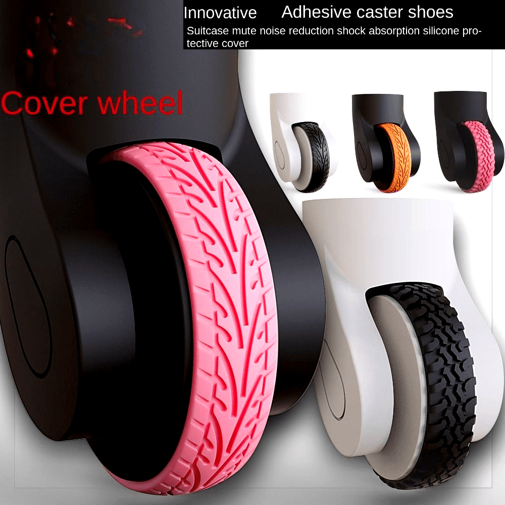 Luggage Wheel Protectors Silicone Waterproof Durable Dustproof