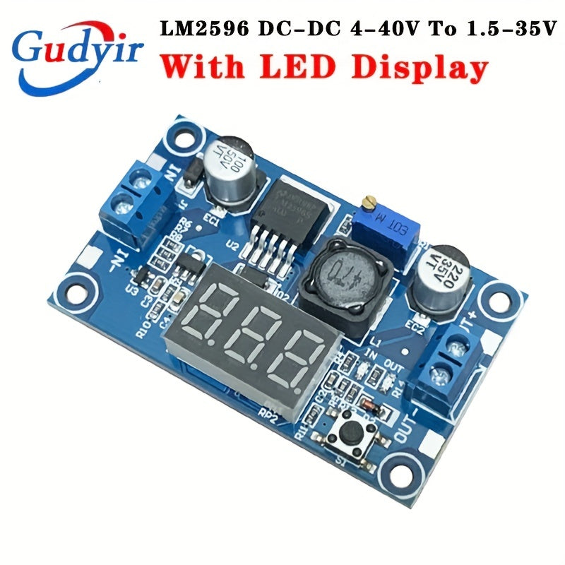 DC-DC Buck Converter 3A Voltage Regulator with LED Display Adjustable Output