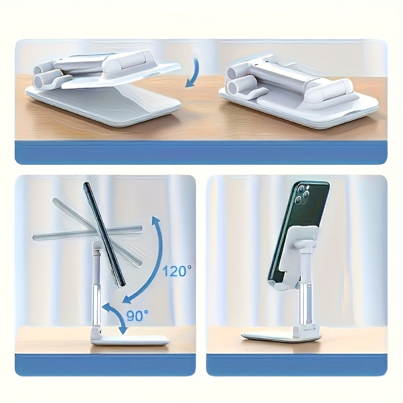 Adjustable Universal Mobile Phone and Tablet Stand Foldable Multi-Angle Support for Home and Office