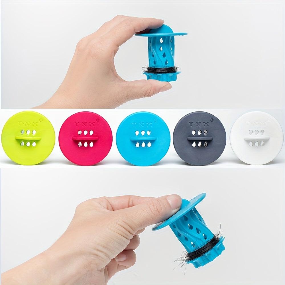 Catcher de cabello para desagüe de baño, filtro para lavabo y bañera, diseño circular, duradero y fácil de usar