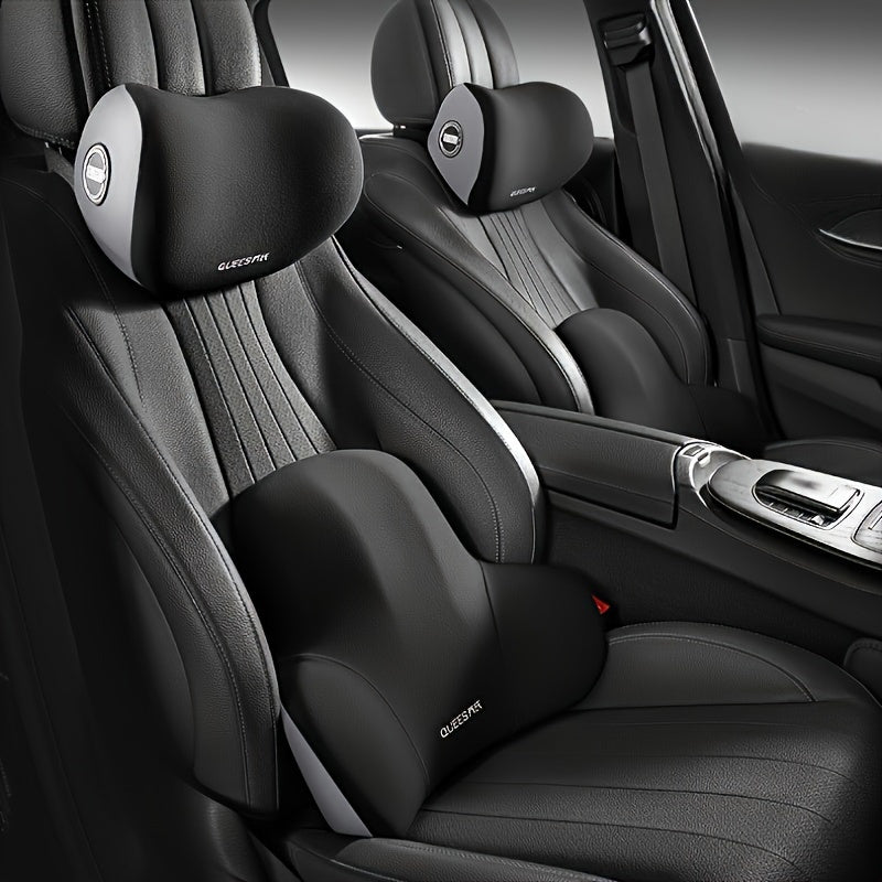 Car Headrest Pillow Memory Foam Ergonomic Travel Neck Support