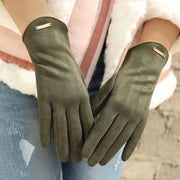 Women's Winter Gloves Warm Touchscreen Leather Handwear for Cold Weather