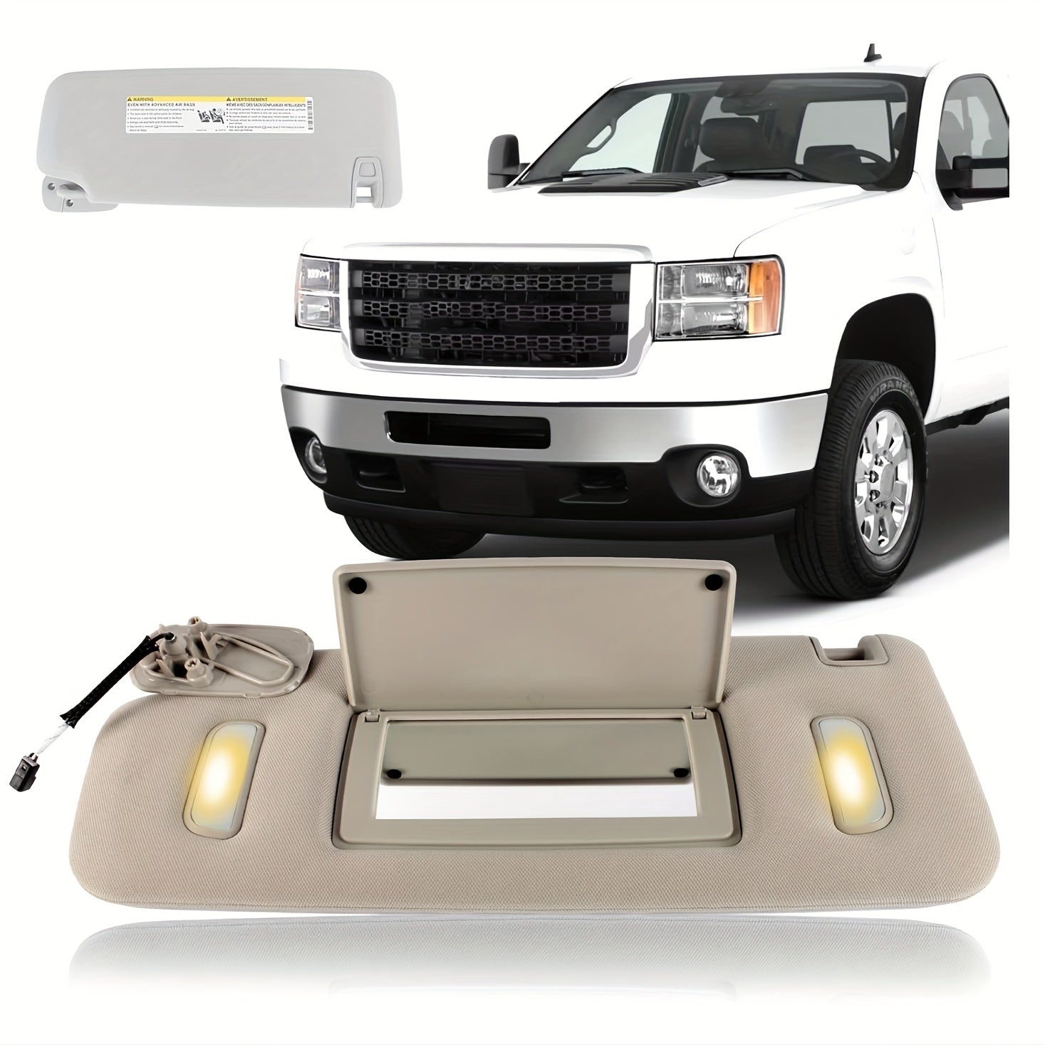 Universal Car Sun Visor for SUV Truck UV Protection and Glare Reduction