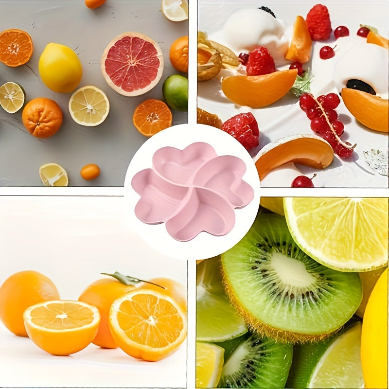 Многоразовый фруктовый поднос в форме сердца для закусок и десертов дома, на вечеринках, свадьбах и в кафе.