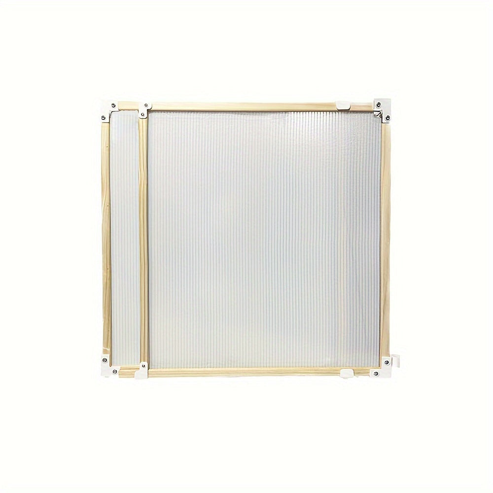 Expandable Baby Gate for Stairs Doorways Hallways No Assembly Plastic Hinge