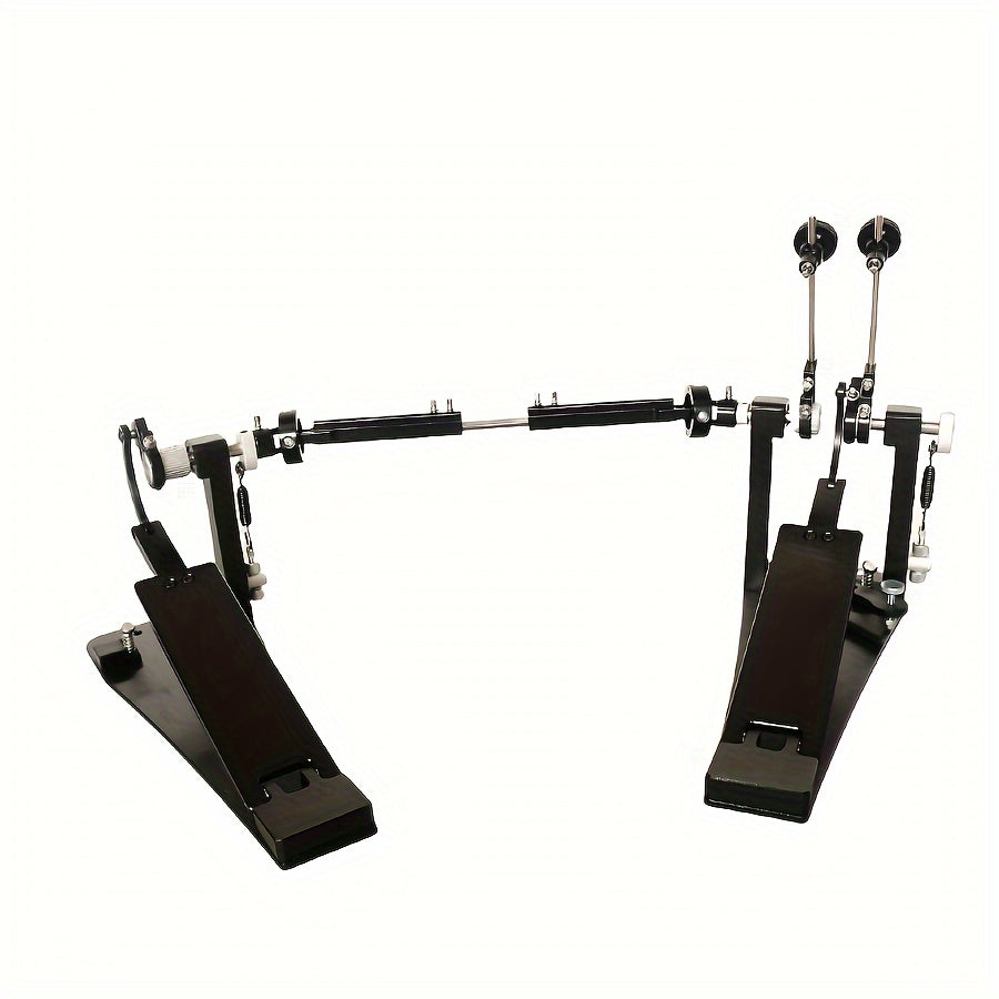 Jazz Drum Set with Double Foot Pedal Alloy Black
