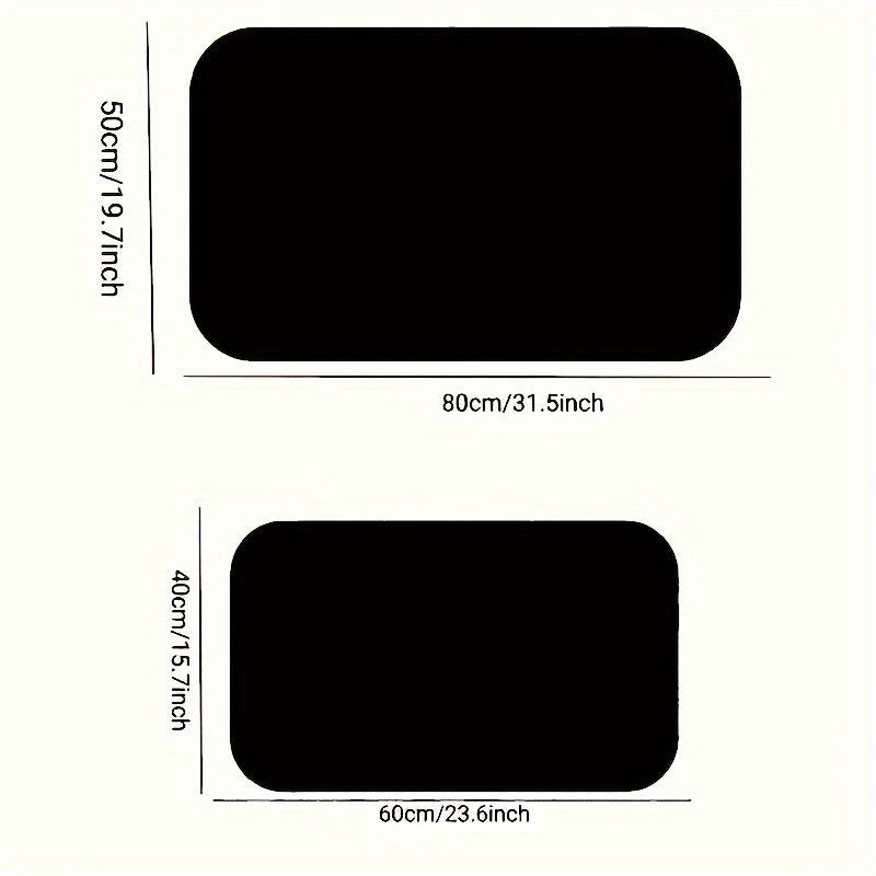 Soft Absorbent Cat Bath Mat Non-Slip Fast Drying Machine Washable Polyester