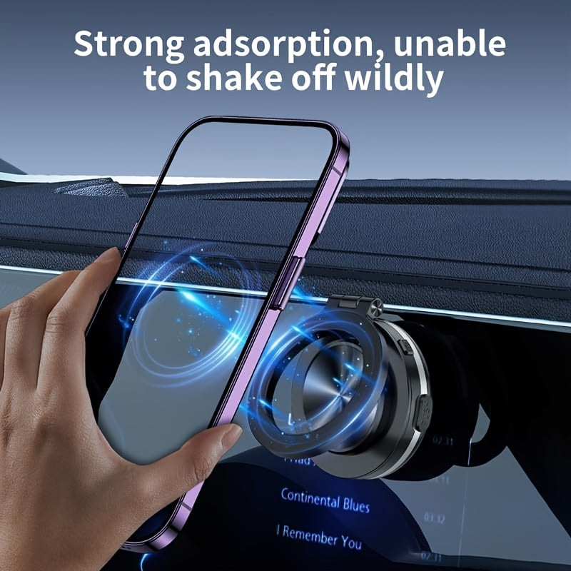 Magnetic Car Phone Mount 360° Rotation Strong Grip Universal Fits iPhone Android