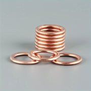 12 Pcs M14 Aluminum Oil Drain Plug Crush Washers for Vehicles