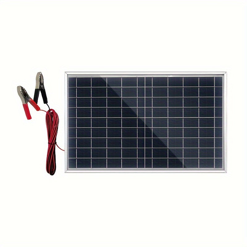 Portable Solar Panel Kit with Controller 12V-24V USB Charger for Camping Hiking Boat