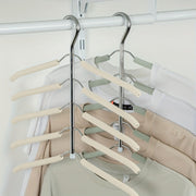 Ko'p qatlamli metall kiyim osgichi - shkaf yoki yotoqxona uchun samarali kiyim tartibini tashkil etish va joyni tejash