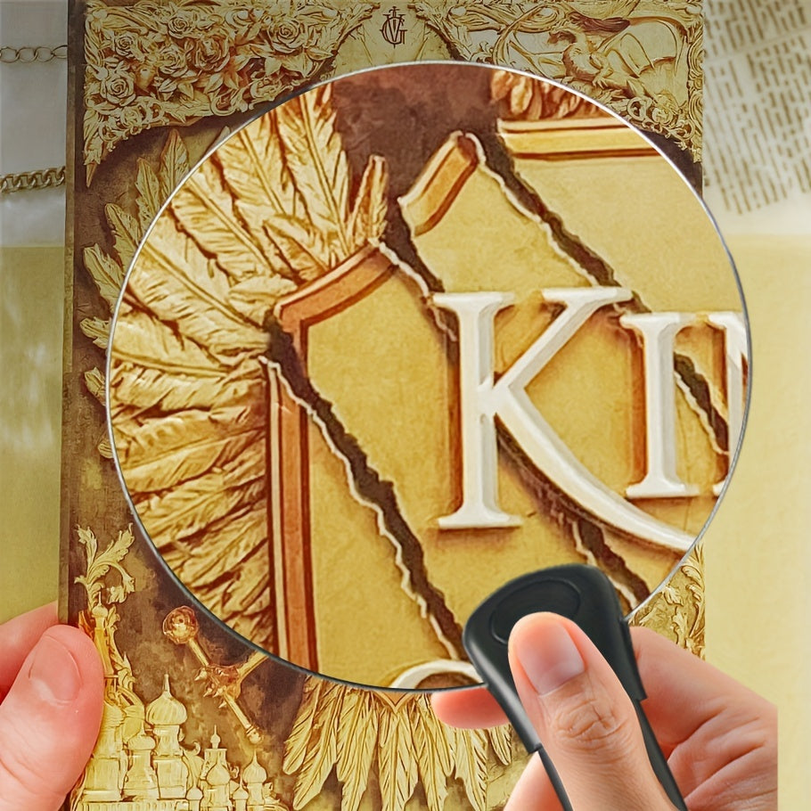 5X katta linza va sozlanadigan bo'yin stendi bilan akril o'simlik uchun o'qish, tikish va tekshirish uchun magnit shisha