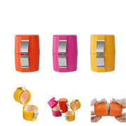 Set of 3 Plastic Egg Peelers with Stainless Steel Strippers and Covers Kitchen Tools