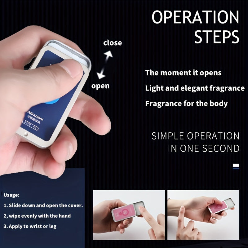 Unisex Solid Perfume Stick Floral Scent Long-Lasting Travel-Friendly Natural Fragrance