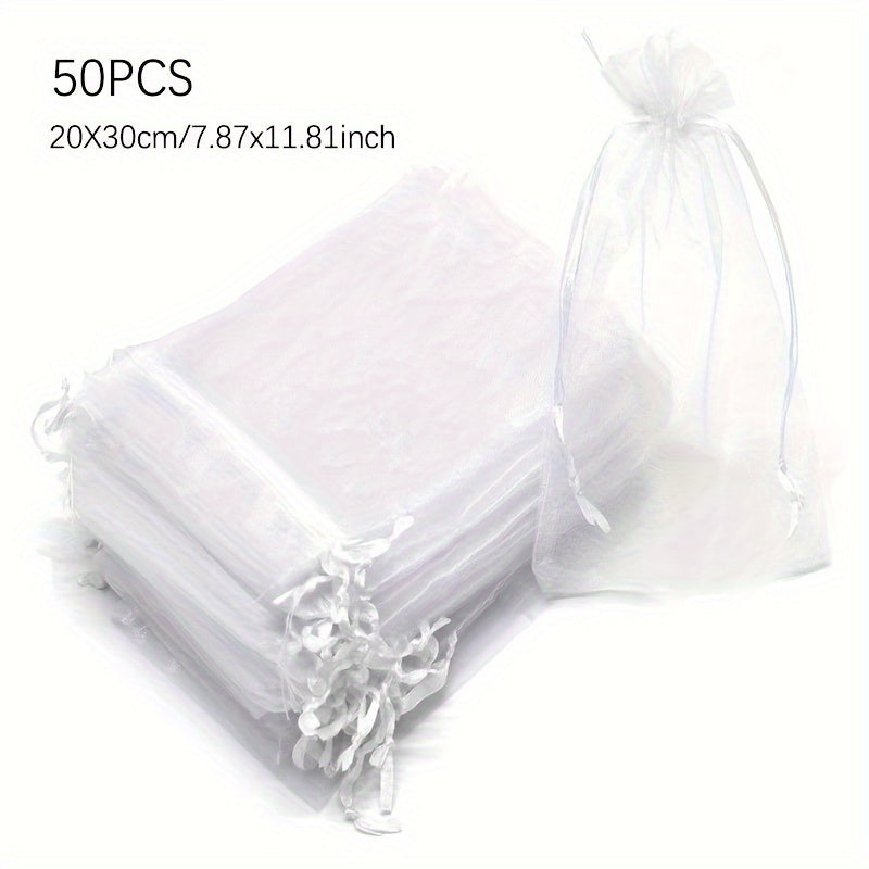 20x30cm Garden Netting Bags for Pest Control Protecting Fruits from Birds and Insects Pack of 50 or 100