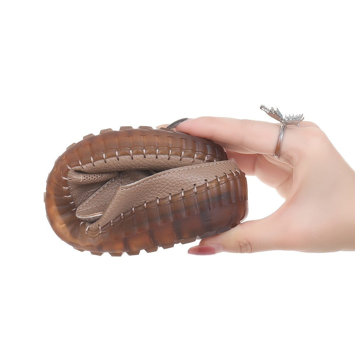 Women's Handmade Adjustable Soft Sole Slip-On Shoes Non-Slip Durable