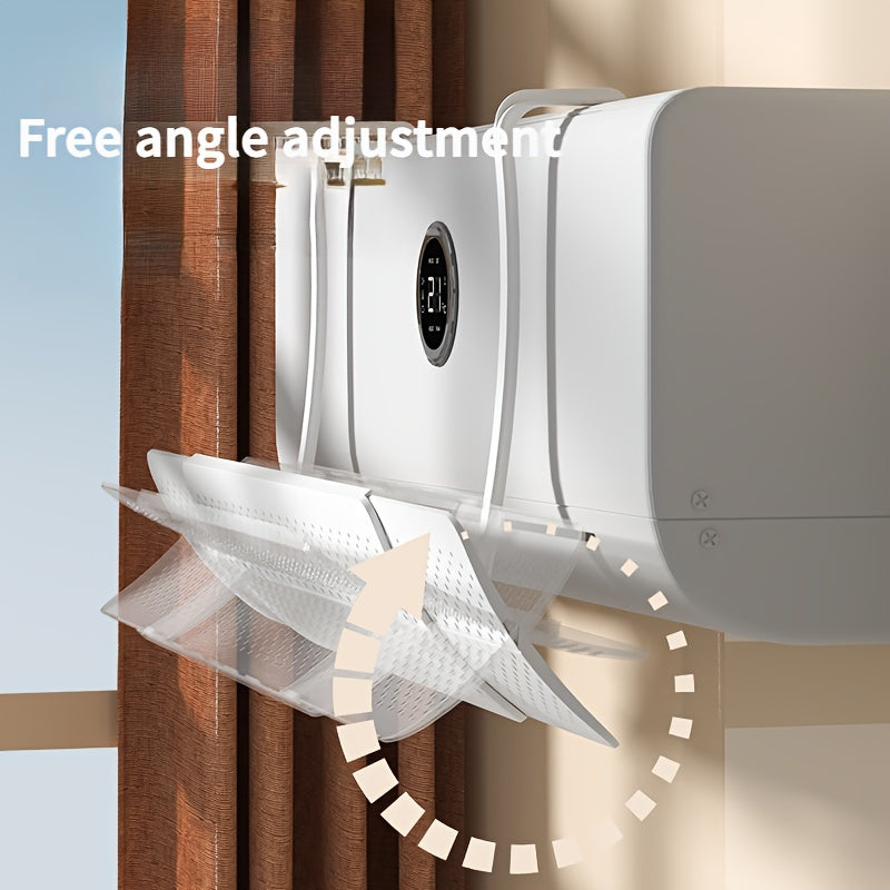 Wall-Mounted Air Conditioner Deflector Enhances Cooling Heating Efficiency Durable