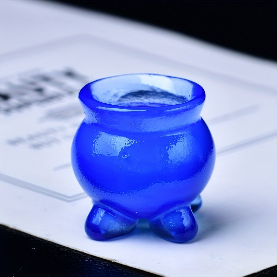 Animal Stone Carving Censer Pocket Gift Moonstone 3cm