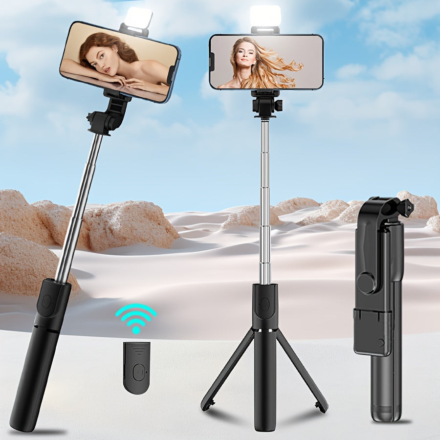 Wireless Selfie Stick Tripod for Live Streaming and Photography
