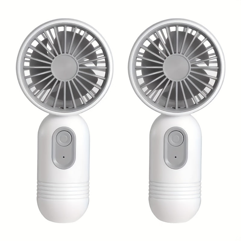 Mini Travel Personal Fan with 3 Speeds USB Rechargeable Battery Operated