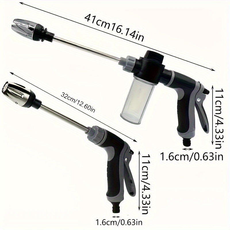 High Pressure Car Cleaning Water Gun with 3/4 Inch Hose Nozzle for Household and Garden