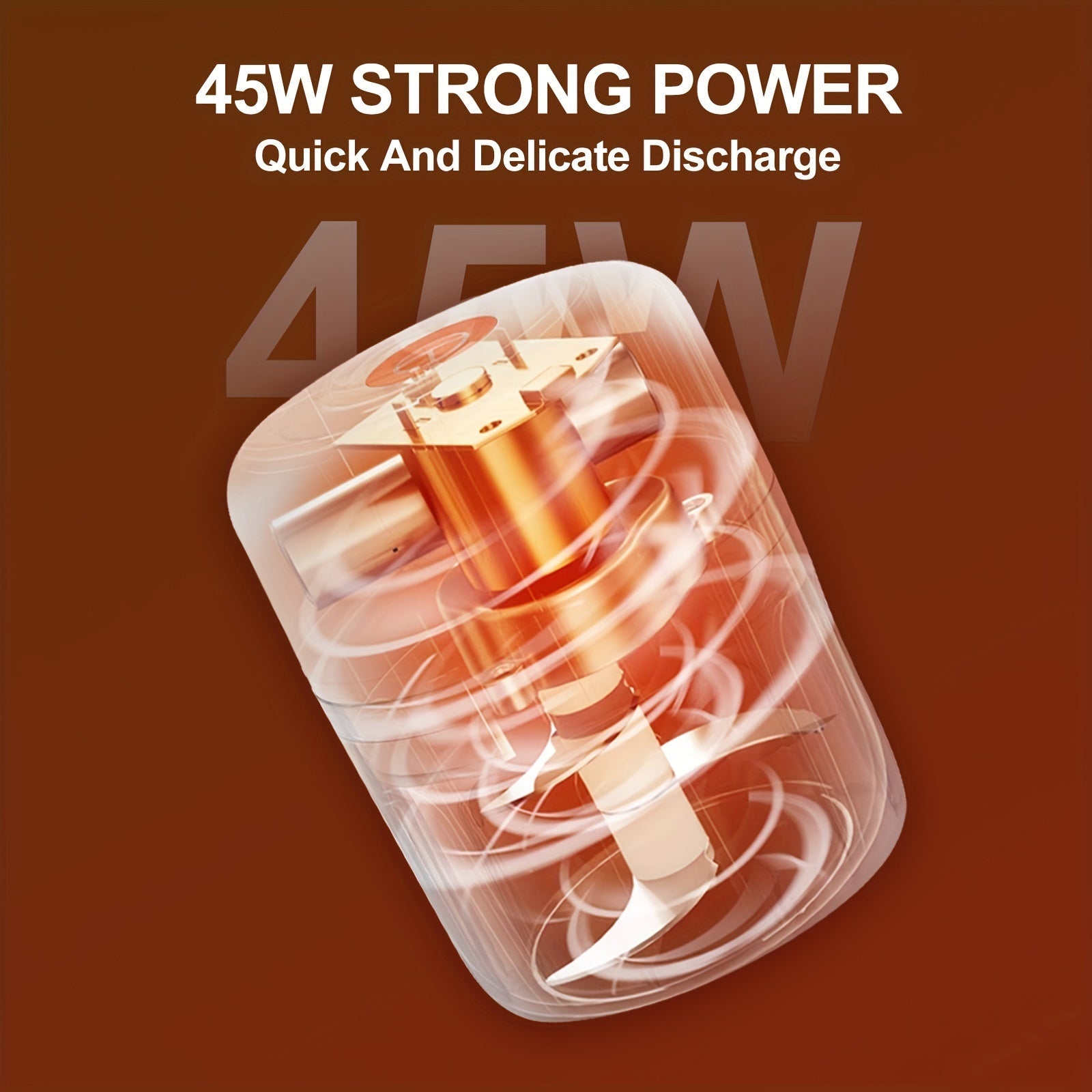 Portable Electric Garlic Chopper 250ml Rechargeable Wireless Food Processor