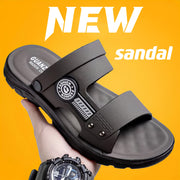 Sandalias de playa de PVC duraderas antideslizantes para hombres, ideales para uso casual, conducir y pescar