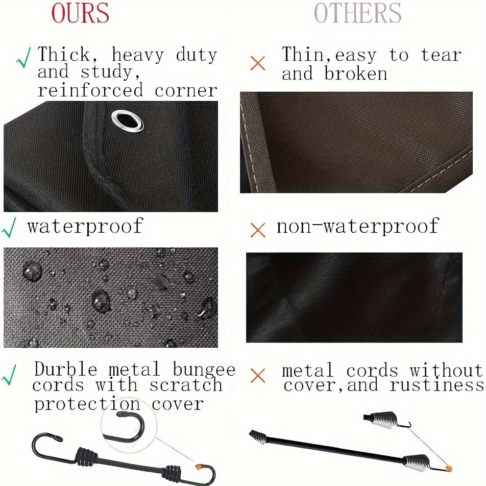 Outdoor Air Conditioner Cover Waterproof Dust Snow UV Resistant Durable PVC