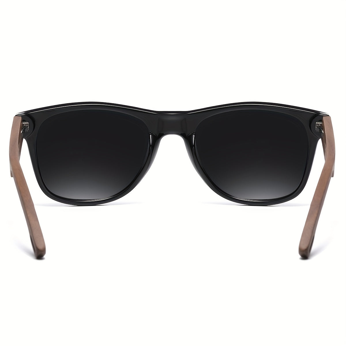 Unisex Wooden Frame Polarized Sunglasses for Beach and Travel